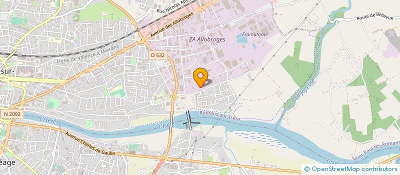 localisation de l'entreprise MONSIEUR SALIM ATTALA  ROMANS-SUR-ISERE