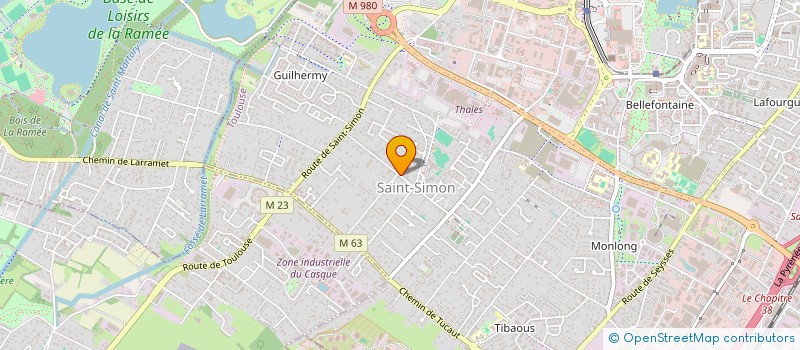 localisation de l'entreprise MONSIEUR SALIM AYEM  TOULOUSE