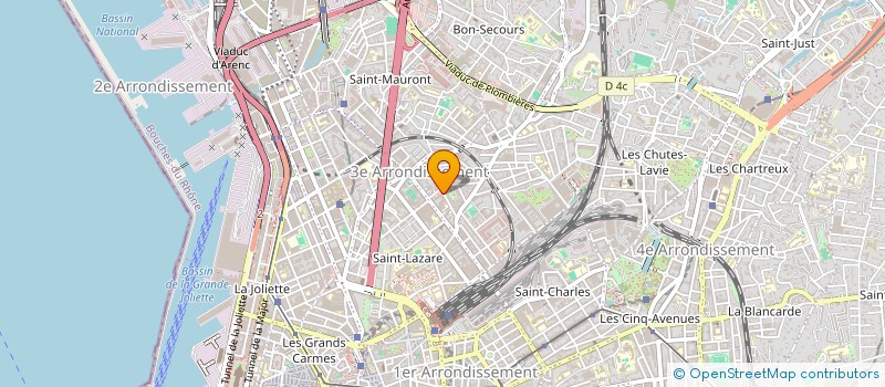 localisation de l'entreprise MONSIEUR SALIM AZMANI  MARSEILLE