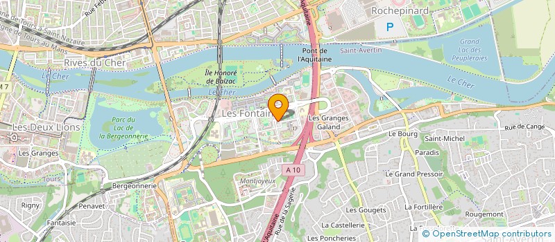 localisation de l'entreprise MONSIEUR SALIM AZRAR  TOURS