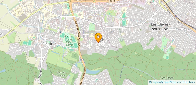 localisation de l'entreprise MONSIEUR SALIM AZZOUZ  PLAISIR