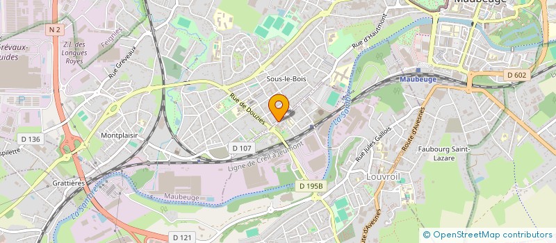 localisation de l'entreprise MONSIEUR SALIM BADRI  LOUVROIL