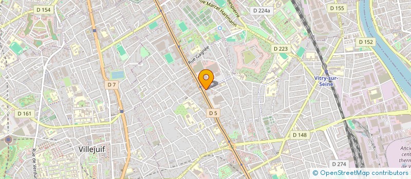 localisation de l'entreprise MONSIEUR SALIM BAOUCHE  VITRY-SUR-SEINE