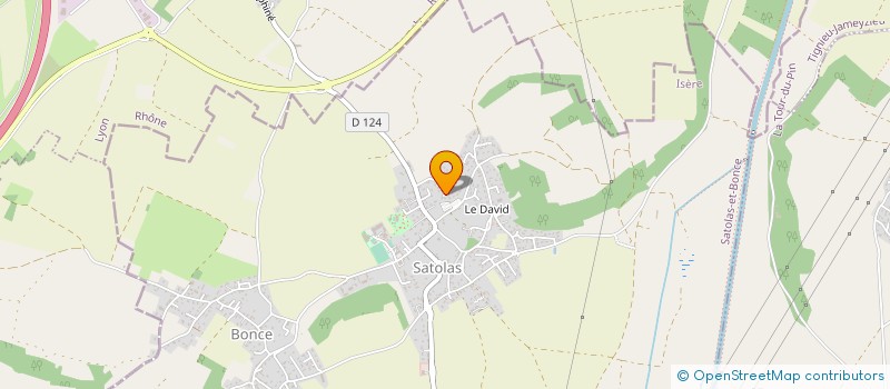 localisation de l'entreprise MONSIEUR SALIM BASTI  SATOLAS-ET-BONCE