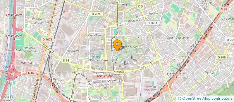 localisation de l'entreprise MONSIEUR SALIM BEIVAHCEIVE  GRENOBLE