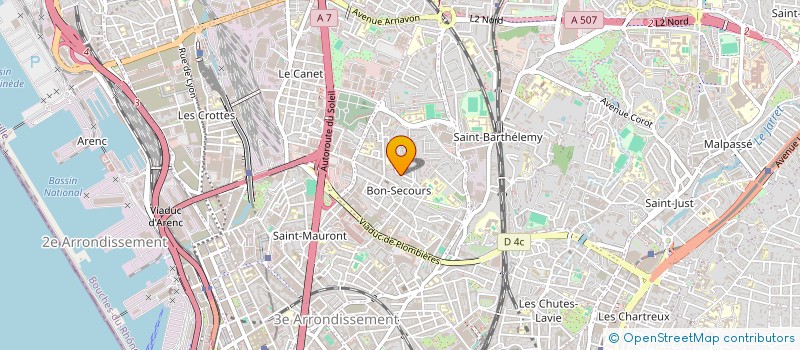 localisation de l'entreprise MONSIEUR SALIM BEKHICHE à MARSEILLE