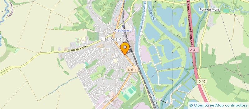 localisation de l'entreprise MONSIEUR SALIM BEKKA  DIEULOUARD