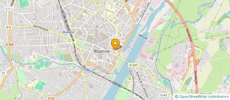 localisation de l'entreprise MONSIEUR SALIM BELKACEM  ROANNE