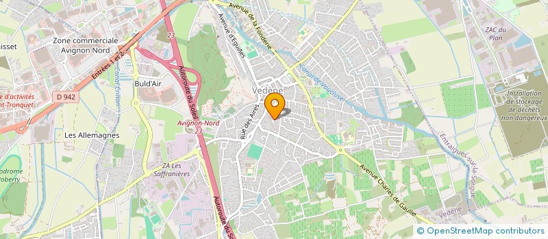 localisation de l'entreprise MONSIEUR SALIM BELKHIR  VEDENE