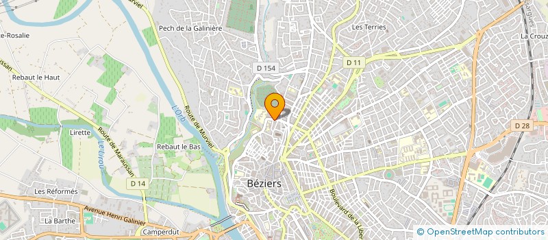 localisation de l'entreprise MONSIEUR SALIM BEN AMAR  BEZIERS