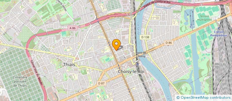 localisation de l'entreprise MONSIEUR SALIM BEN SALAH  CHOISY-LE-ROI