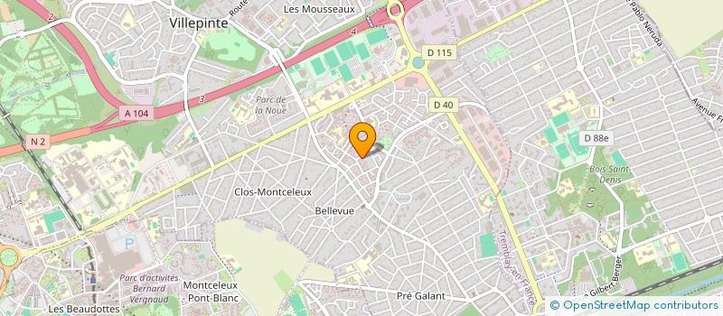 localisation de l'entreprise MONSIEUR SALIM BENFARES à VILLEPINTE
