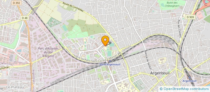 localisation de l'entreprise MONSIEUR SALIM BENNIS  ARGENTEUIL