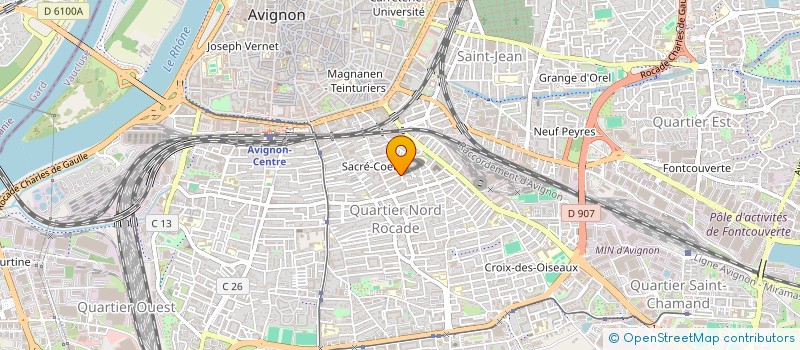 localisation de l'entreprise MONSIEUR SALIM BENSALEM  AVIGNON