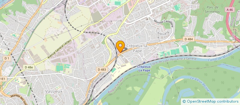 localisation de l'entreprise MONSIEUR SALIM BENTADJINE  RILLIEUX-LA-PAPE