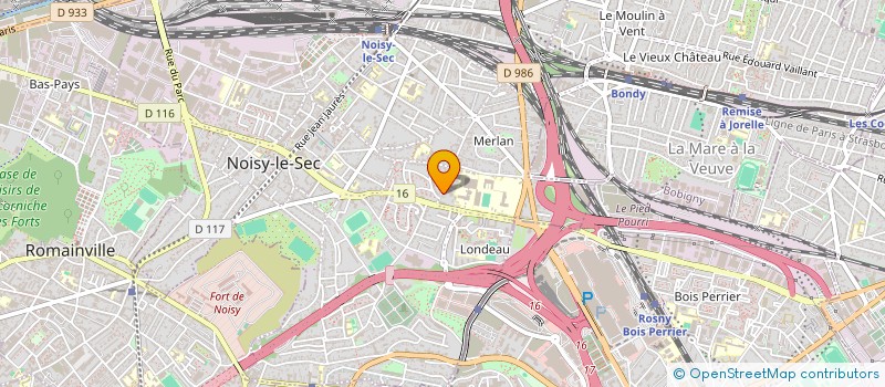 localisation de l'entreprise MONSIEUR SALIM BENTAHRAOUI à NOISY-LE-SEC