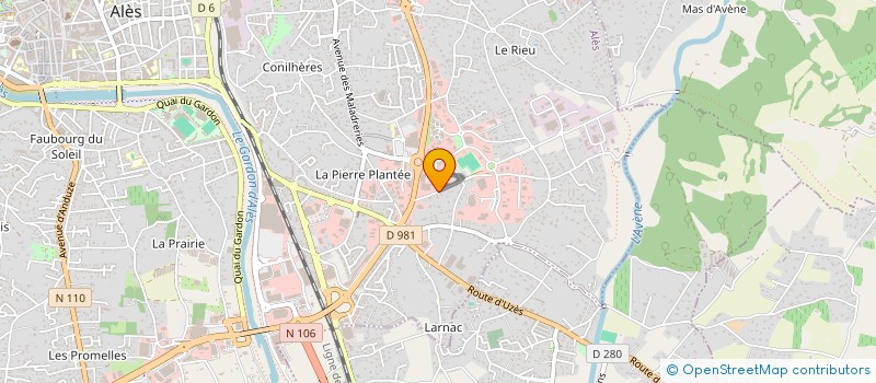 localisation de l'entreprise MONSIEUR SALIM BENZAMOUCHE à ALES