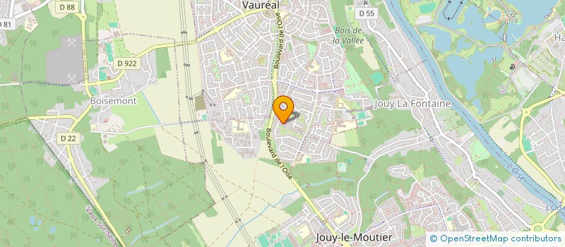 localisation de l'entreprise MONSIEUR SALIM BOUAJILA  JOUY-LE-MOUTIER