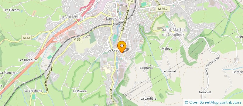 localisation de l'entreprise MONSIEUR SALIM BOUDIAF à SAINT-CHAMOND