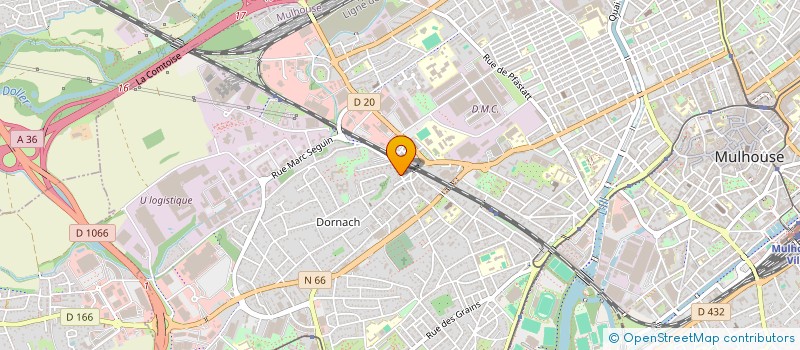 localisation de l'entreprise MONSIEUR SALIM BOUKHAIL  MULHOUSE