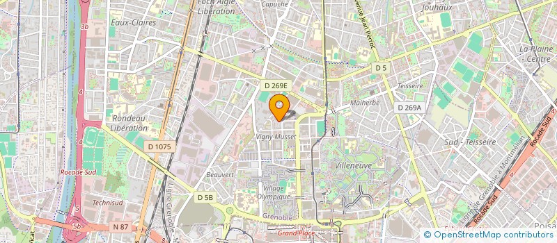 localisation de l'entreprise MONSIEUR SALIM BOUSSAOUI à GRENOBLE