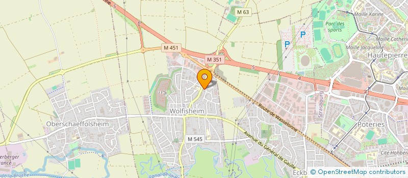 localisation de l'entreprise MONSIEUR SALIM BRAHIMI  WOLFISHEIM