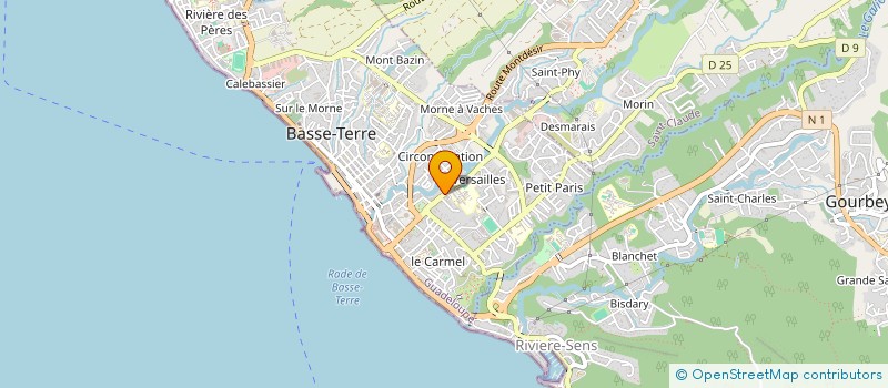 localisation de l'entreprise MONSIEUR SALIM CAREY à BASSE-TERRE