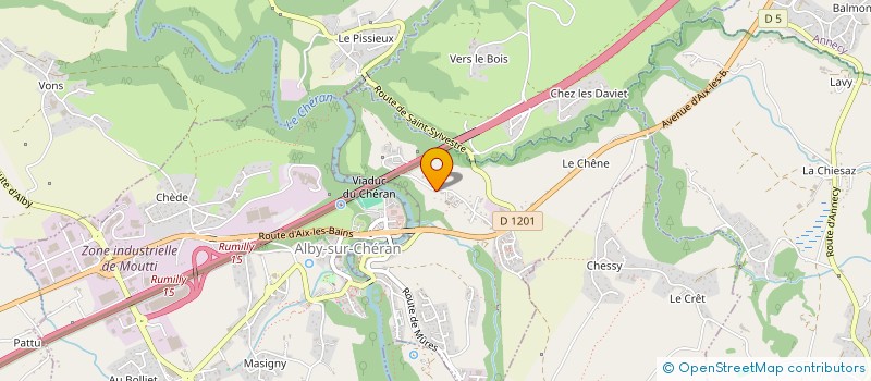 localisation de l'entreprise MONSIEUR SALIM CETIN  ALBY-SUR-CHERAN