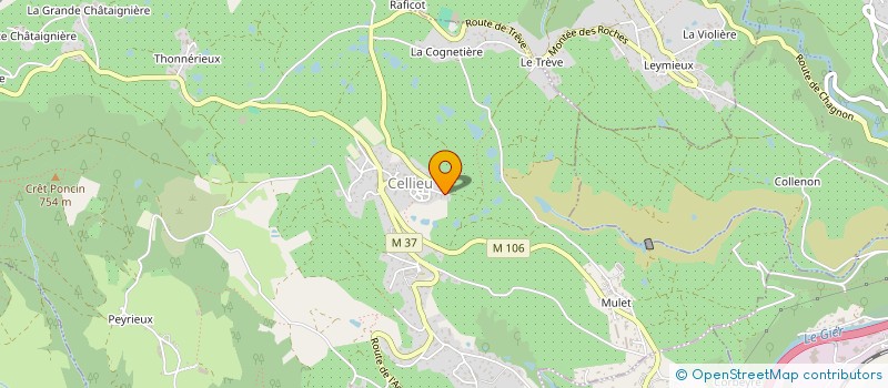 localisation de l'entreprise MONSIEUR SALIM CHABOUT  CELLIEU