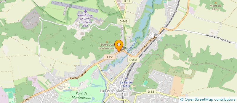 localisation de l'entreprise MONSIEUR SALIM CHARIFI  CERNY