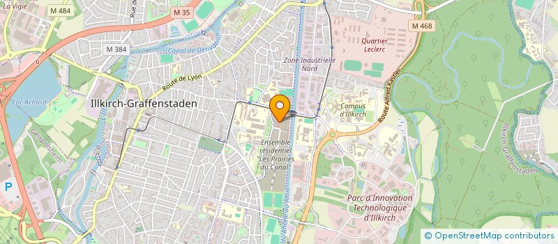 localisation de l'entreprise MONSIEUR SALIM CHATIBI  ILLKIRCH-GRAFFENSTADEN