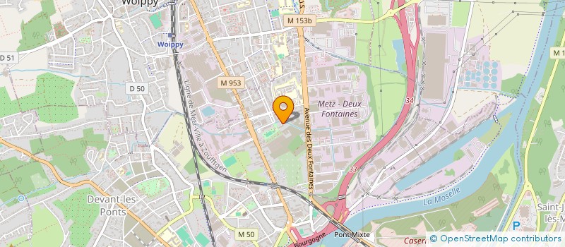 localisation de l'entreprise MONSIEUR SALIM CHEBBAH  METZ