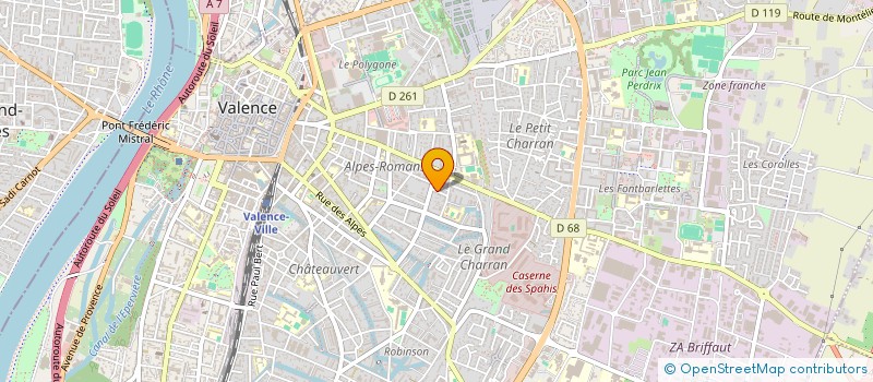 localisation de l'entreprise MONSIEUR SALIM CHERDOUDI  VALENCE