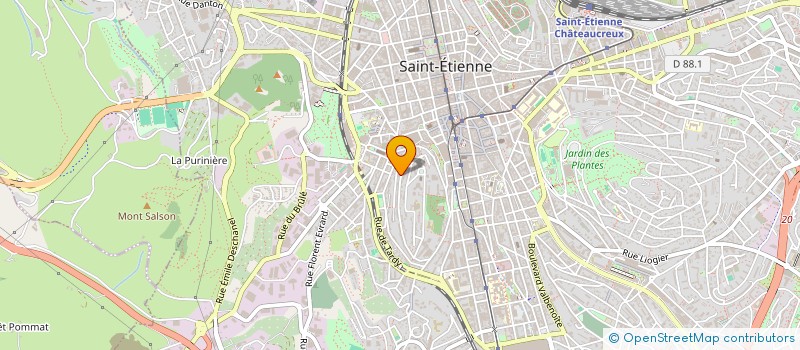 localisation de l'entreprise MONSIEUR SALIM CHERIFI  SAINT-ETIENNE