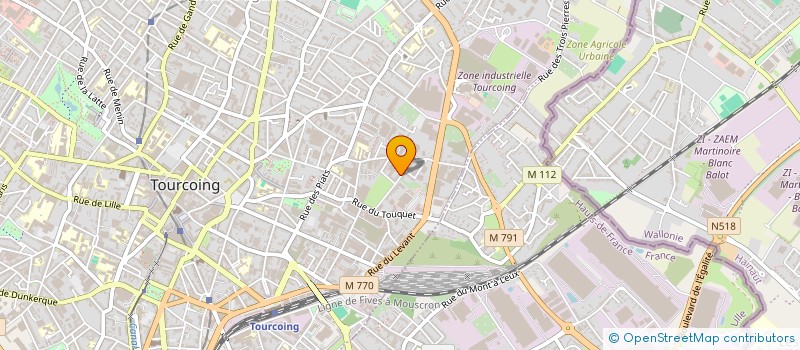 localisation de l'entreprise MONSIEUR SALIM CHILAH  TOURCOING