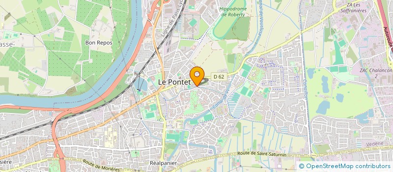 localisation de l'entreprise MONSIEUR SALIM CHKIKAR  LE PONTET