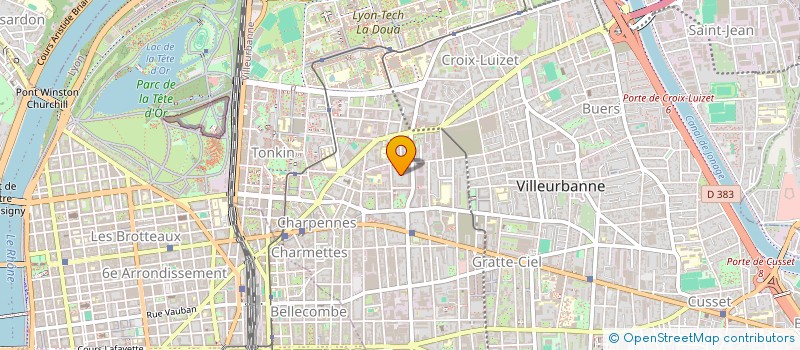 localisation de l'entreprise MONSIEUR SALIM DAOUADJI  VILLEURBANNE