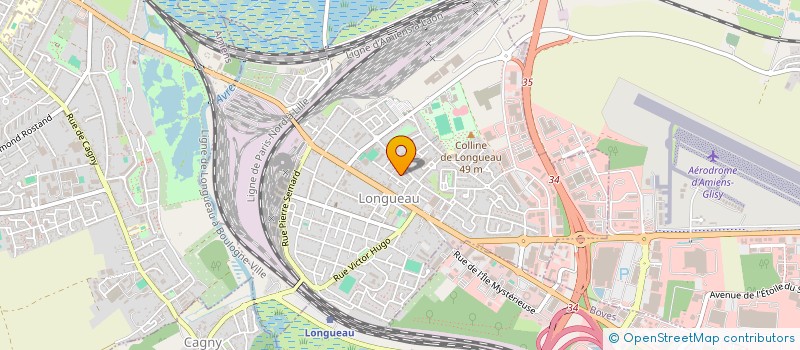 localisation de l'entreprise MONSIEUR SALIM DHIFALLAH  LONGUEAU