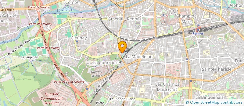 localisation de l'entreprise MONSIEUR SALIM DIABY  RENNES