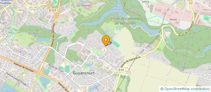 localisation de l'entreprise MONSIEUR SALIM DJAZIRI  GUYANCOURT