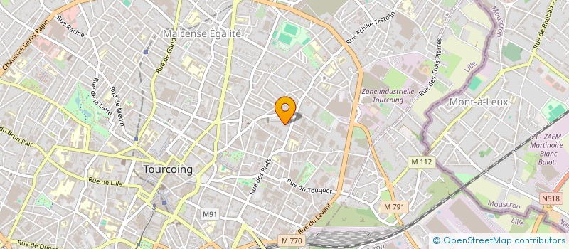 localisation de l'entreprise MONSIEUR SALIM DJEBLAHI  TOURCOING