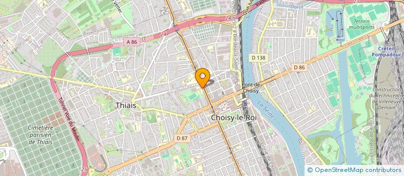 localisation de l'entreprise MONSIEUR SALIM DJELMID  CHOISY-LE-ROI