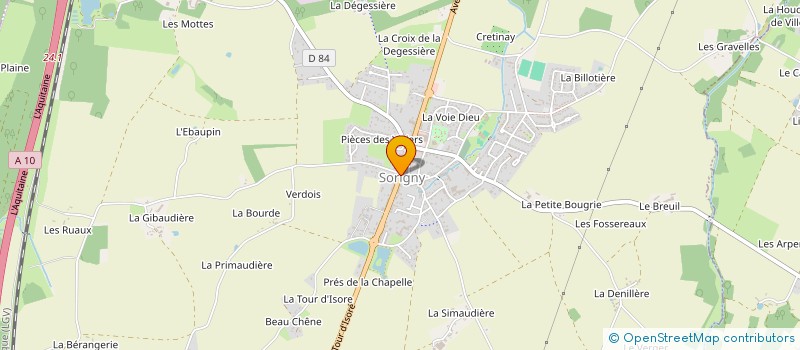 localisation de l'entreprise MONSIEUR SALIM DRAMCHINI à SORIGNY