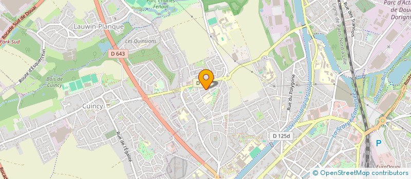 localisation de l'entreprise MONSIEUR SALIM EL HADDADI  DOUAI