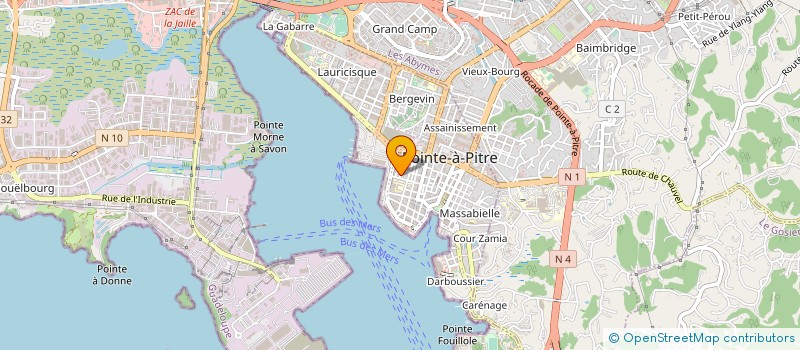 localisation de l'entreprise MONSIEUR SALIM EL-MENNE  POINTE-A-PITRE