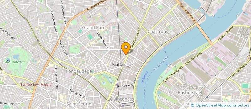 localisation de l'entreprise MONSIEUR SALIM EL OUARDI  BORDEAUX