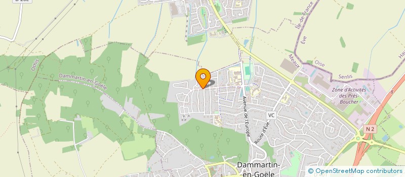 localisation de l'entreprise MONSIEUR SALIM FELLAH  DAMMARTIN-EN-GOELE