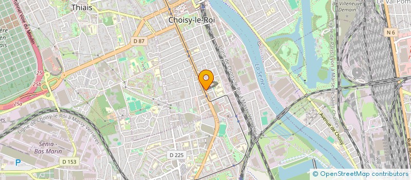 localisation de l'entreprise MONSIEUR SALIM GADFEL  CHOISY-LE-ROI