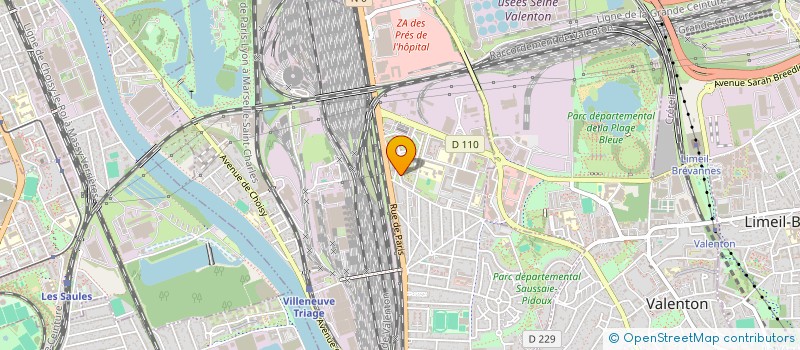 localisation de l'entreprise MONSIEUR SALIM GRIB  VILLENEUVE-SAINT-GEORGES