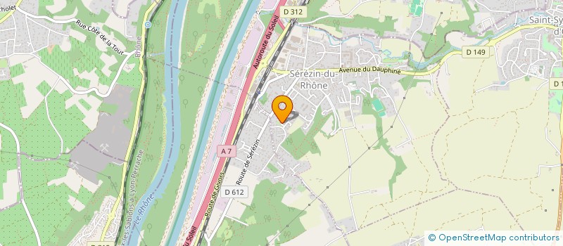 localisation de l'entreprise MONSIEUR SALIM GUECHI  SEREZIN-DU-RHONE